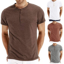Load image into Gallery viewer, V-neck Short Sleeve T-Shirt