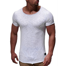 Load image into Gallery viewer, Pure Color Short Sleeve T-Shirt