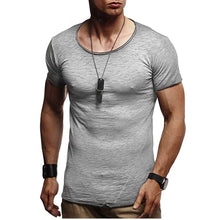 Load image into Gallery viewer, Pure Color Short Sleeve T-Shirt